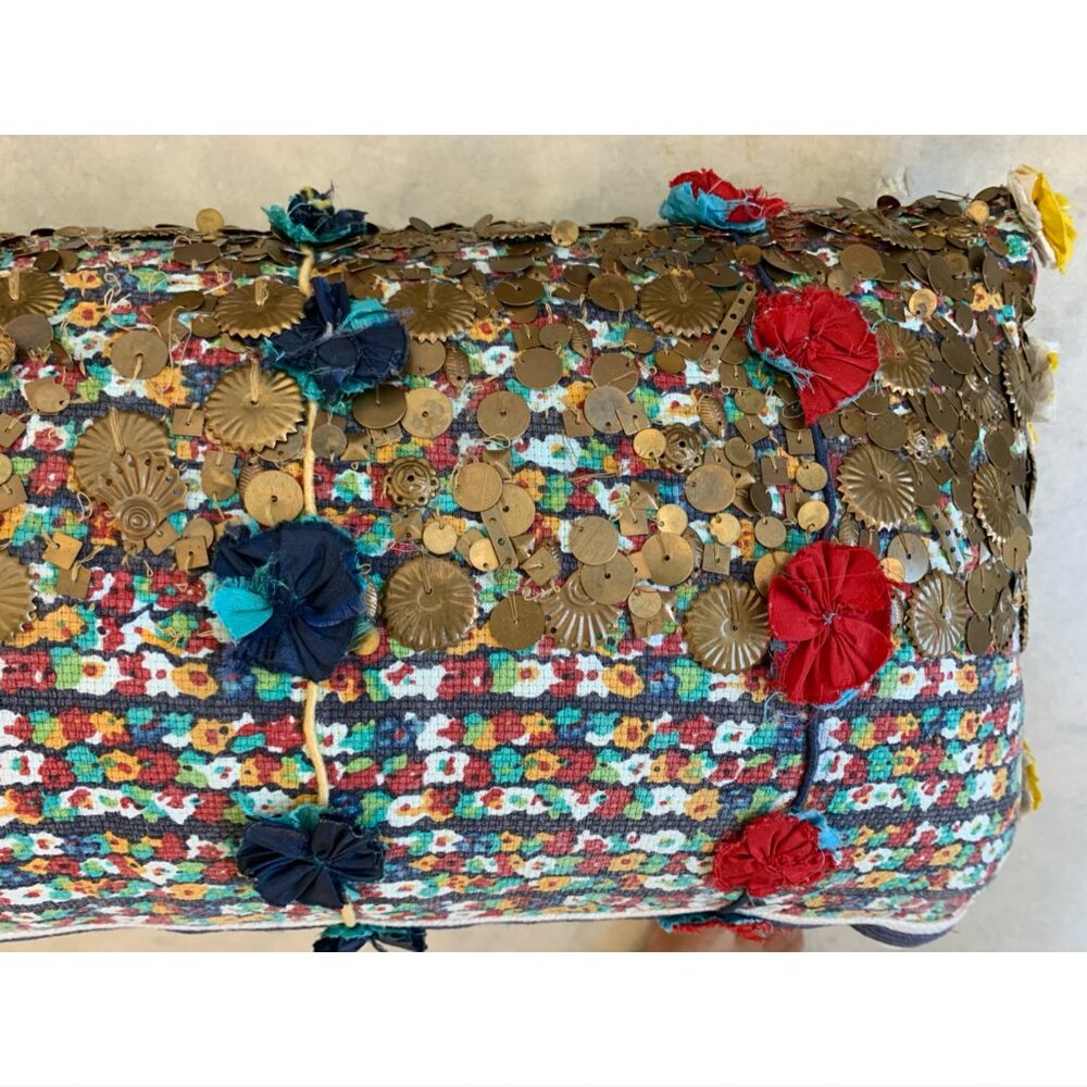 Anthropologie Handcrafted Habibi Beaded + Sequin Pillow Covers (3) - Picture 8 of 8